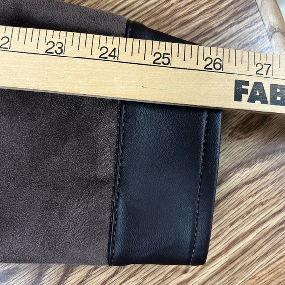 F Collection Sz. L Men's Italian Faux Suede & Leather Jacket  (never worn). - Picture 8 of 15